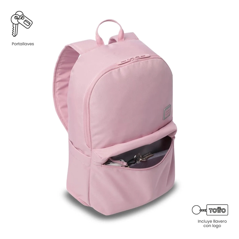 MOCHILA UNIVERSITARIO DRAGONAR PORTA PC 15  ROSADO MUJER - 6