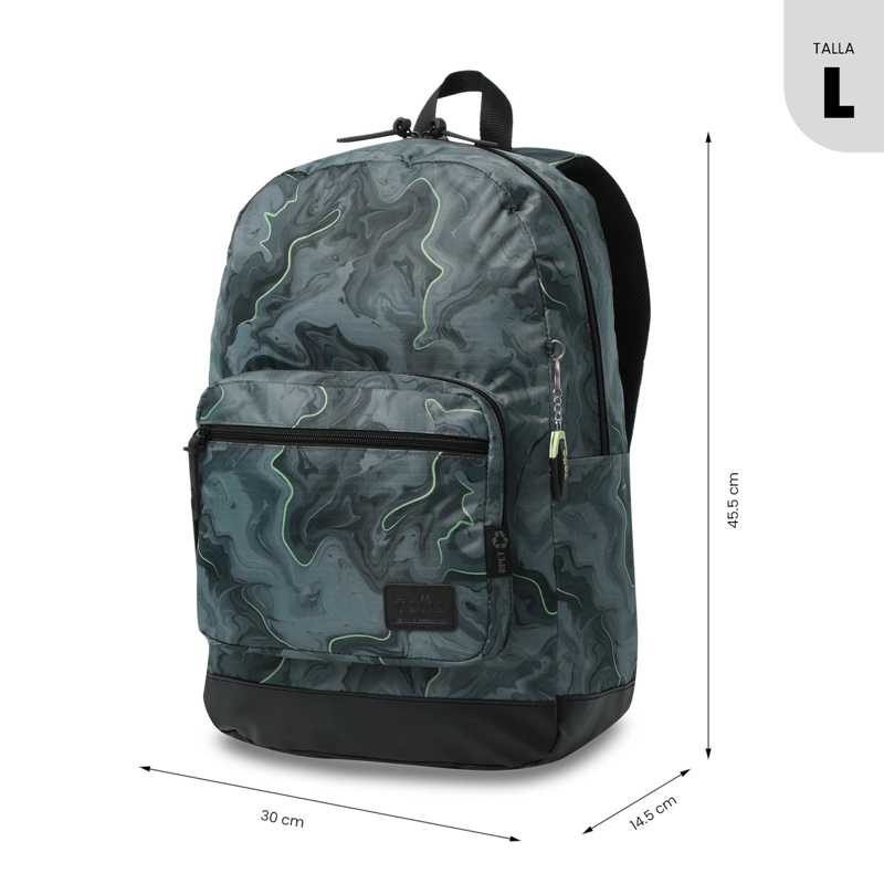 MOCHILA UNIVERSITARIO TOCAX PORTA PC 14' GRIS HOMBRE - 2