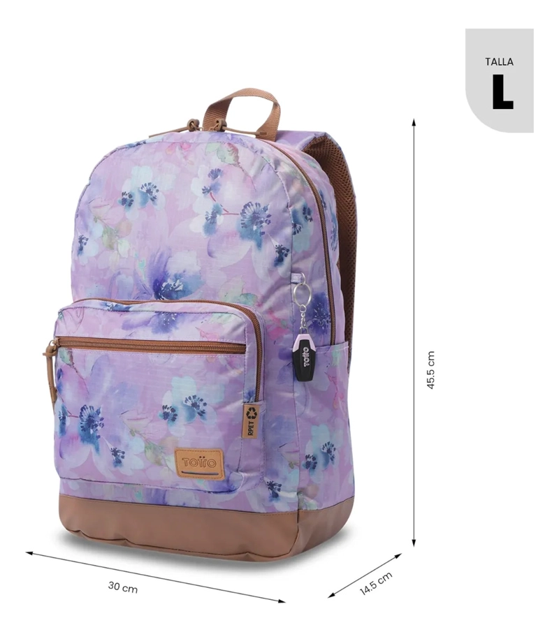MOCHILA UNIVERSITARIO TOCAX PORTA PC 14  ROSADO MUJER - 3