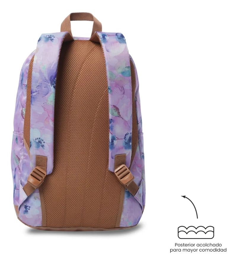 MOCHILA UNIVERSITARIO TOCAX PORTA PC 14  ROSADO MUJER - 4