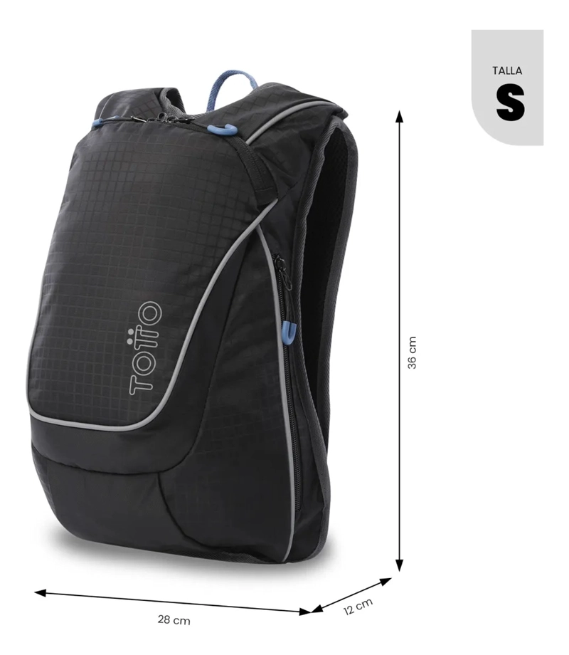 MOCHILA OUTDOOR HIDRATANTE SUMMIT 12 PEQUEÑO NEGRO - 4