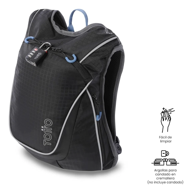 MOCHILA OUTDOOR HIDRATANTE SUMMIT 12 PEQUEÑO NEGRO - 7
