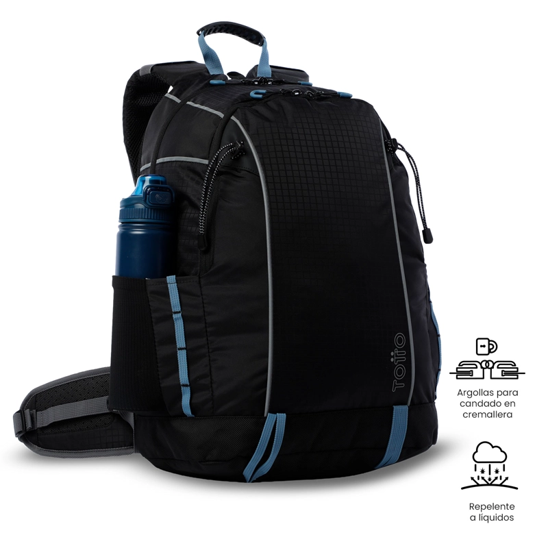 MOCHILA OUTDOOR SUMMIT 32 PEQUEÑO NEGRO - 5