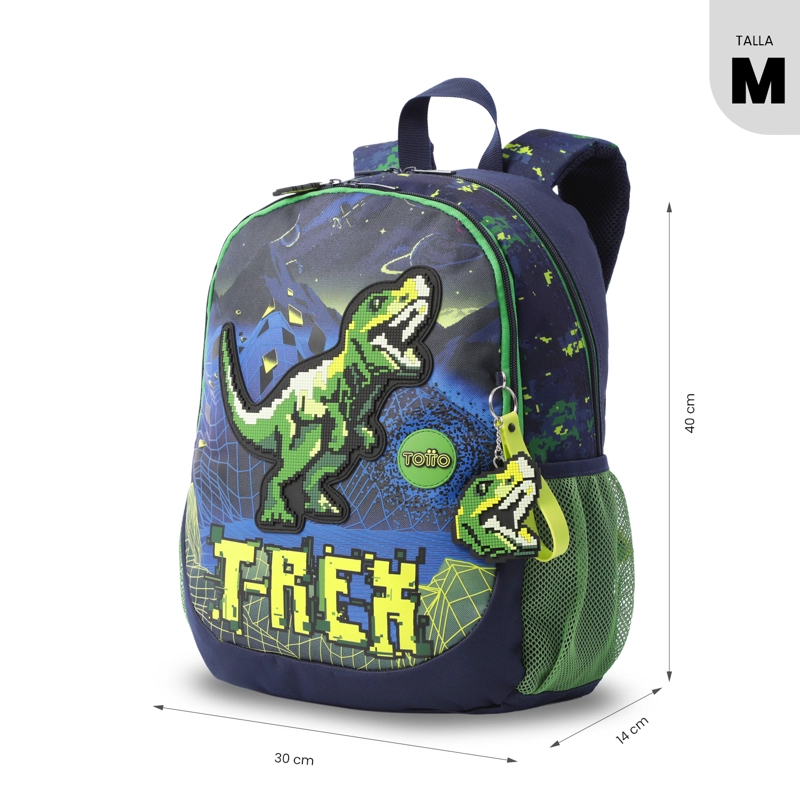 MOCHILA PARA NIÑO DIGISAURIO MEDIANO COLOR AZUL - 3
