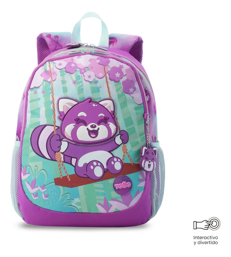 COMBO ESCOLAR MOCHILA BAMBU + LIBRO PARAR COLOREAR PEQUEÑO - 1