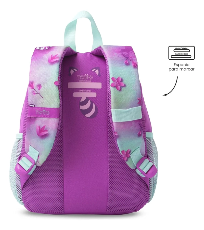 COMBO ESCOLAR MOCHILA BAMBU + LIBRO PARAR COLOREAR PEQUEÑO - 4