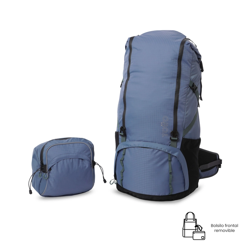 MOCHILA OUTDOOR SUMMIT 65 GRANDE AZUL - 4