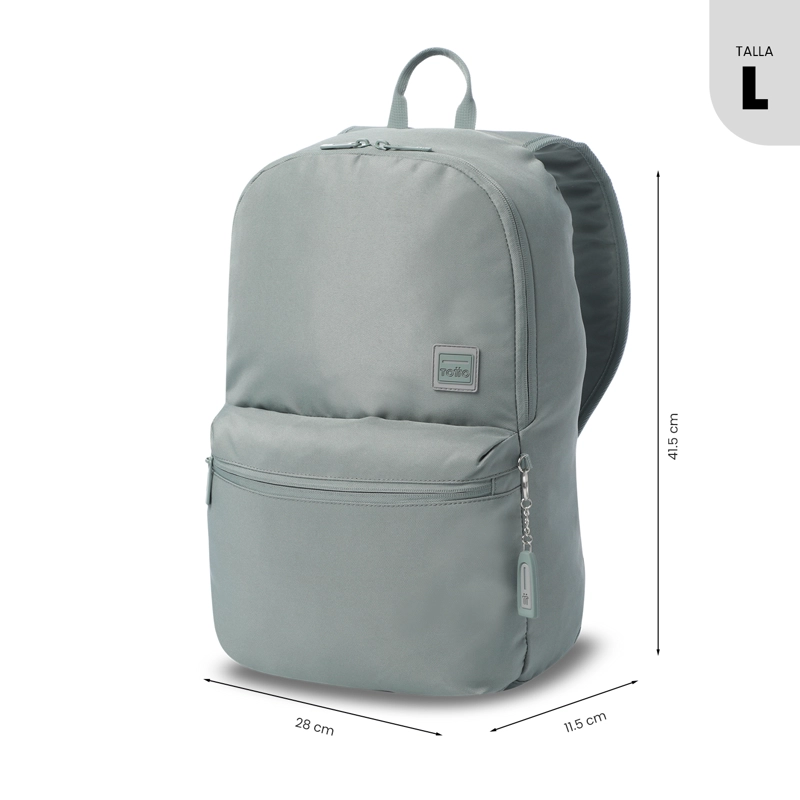 MOCHILA UNIVERSITARIO DRAGONAR PORTA PC 15' VERDE MUJER - 2