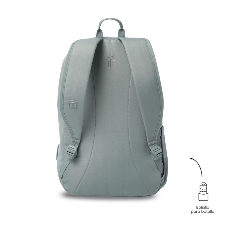 MOCHILA UNIVERSITARIO DRAGONAR PORTA PC 15' VERDE MUJER - 3