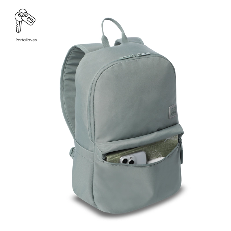 MOCHILA UNIVERSITARIO DRAGONAR PORTA PC 15' VERDE MUJER - 5