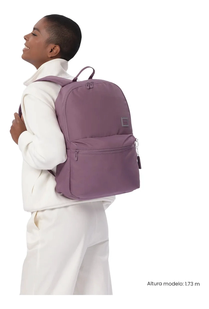 MOCHILA UNIVERSITARIO DRAGONAR PORTA PC 15  ROSADO MUJER - 2