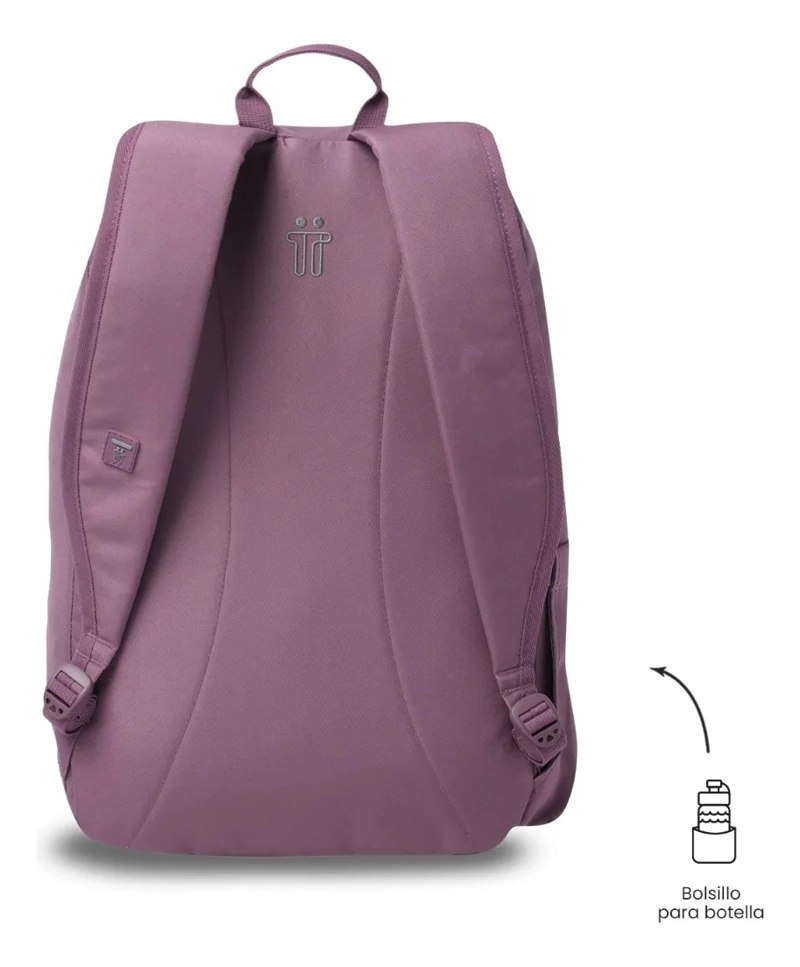 MOCHILA UNIVERSITARIO DRAGONAR PORTA PC 15  ROSADO MUJER - 4