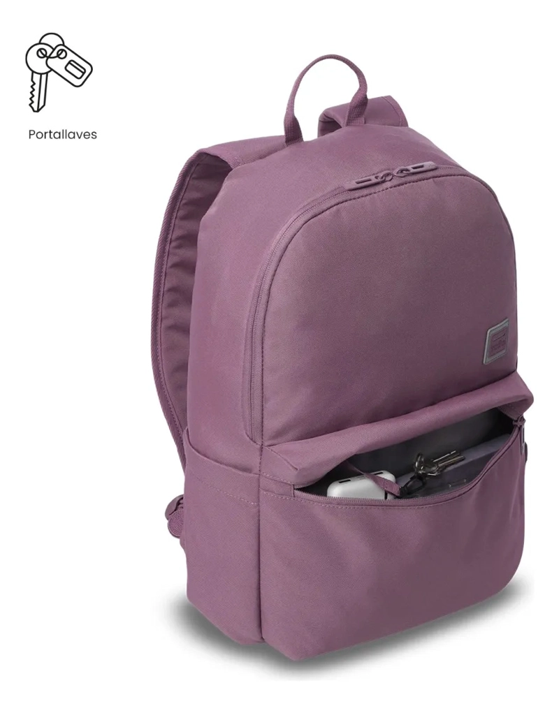MOCHILA UNIVERSITARIO DRAGONAR PORTA PC 15  ROSADO MUJER - 6