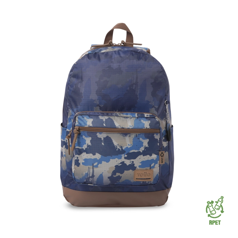 MOCHILA UNIVERSITARIO TOCAX PORTA PC 14' AZUL HOMBRE - 1