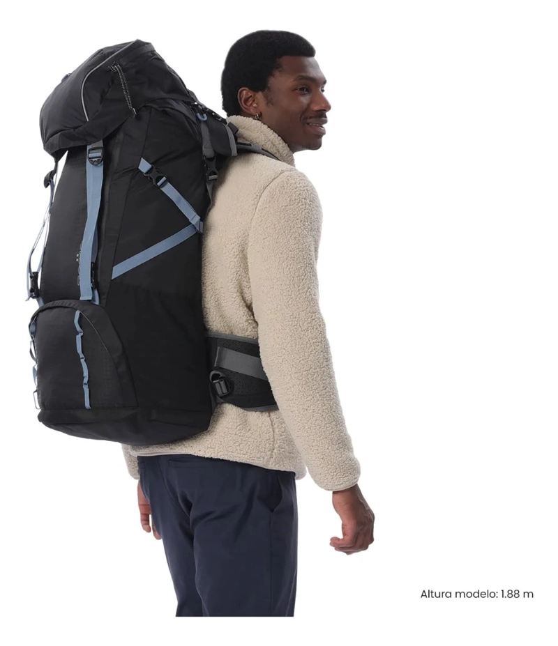 MOCHILA OUTDOOR SUMMIT 65 GRANDE NEGRO - 2