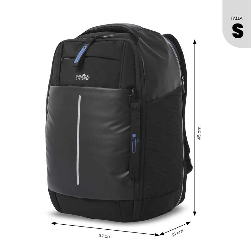 MOCHILA DE VIAJE PEQUEÑO ACCESS TRAVEL NEGRO - 2