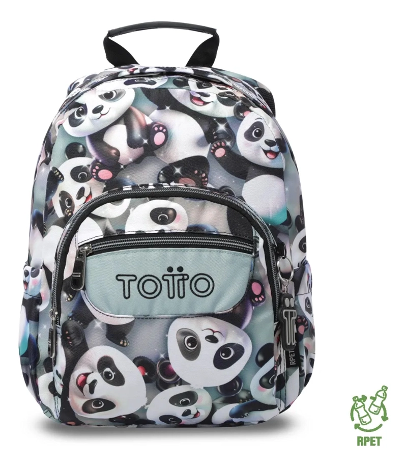 MOCHILA ESCOLAR JUVENIL PORTA TABLET 10  TEMPERA GRIS - 2