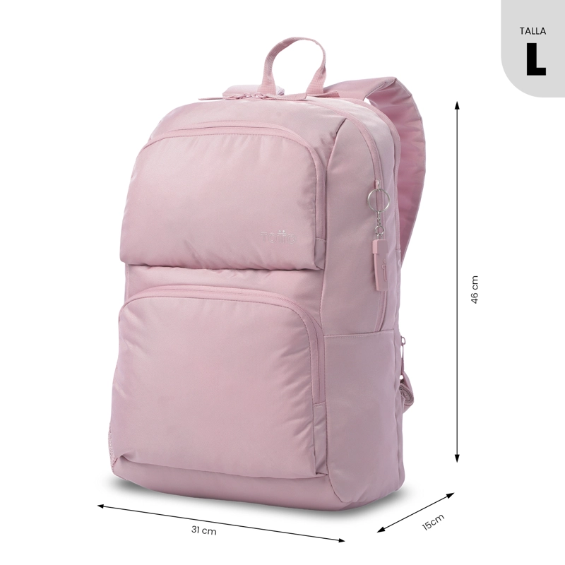 MOCHILA UNIVERSITARIO  CLOUD PORTA PC 14' ROSADO - 2