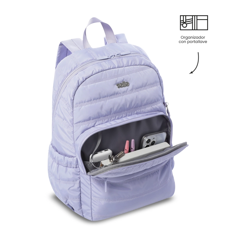 MOCHILA UNIVERSITARIO MOXI PORTA PC 15' MORADO - 5