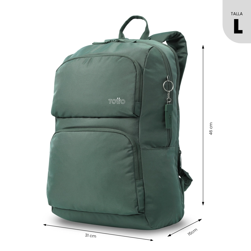 MOCHILA UNIVERSITARIO  CLOUD PORTA PC 14' VERDE - 2