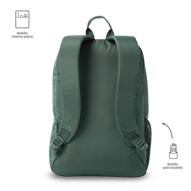 MOCHILA UNIVERSITARIO  CLOUD PORTA PC 14' VERDE - 3