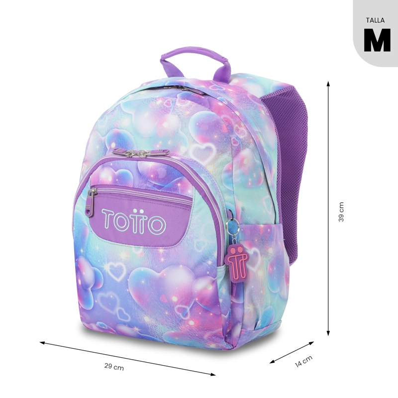 MOCHILA ESCOLAR JUVENIL PORTA PC 13' GOMMAS MORADO - 2