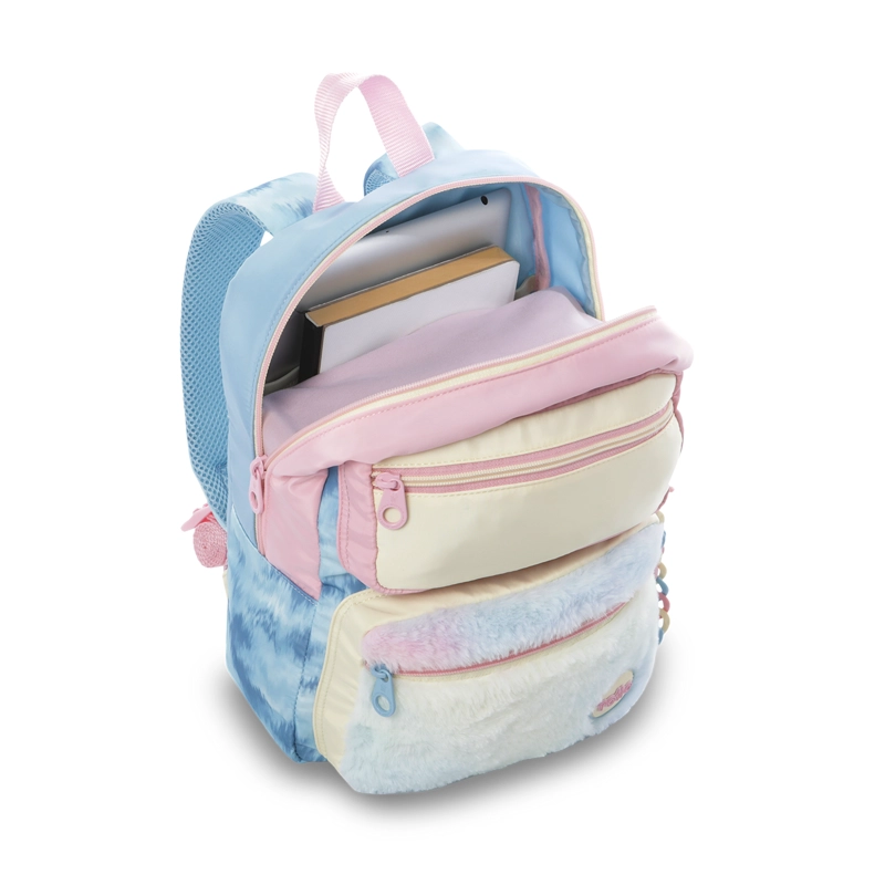 MOCHILA ESCOLAR TOTTO PARA NIÑA BLOUM PEQUEÑO  AZUL - 4