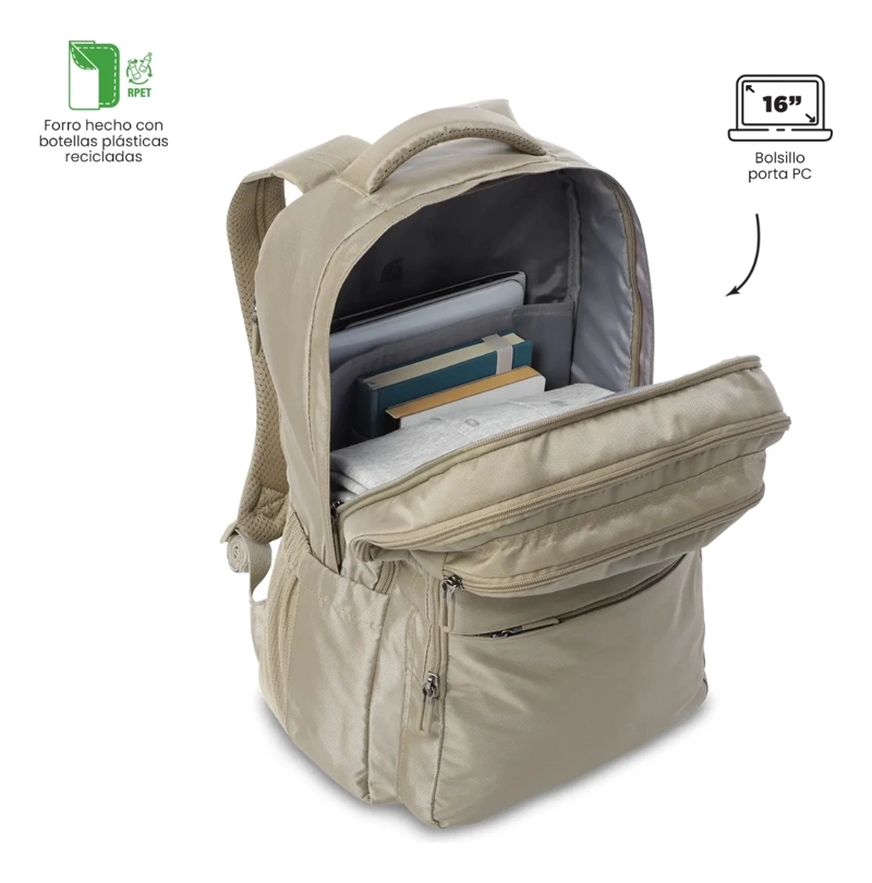 MOCHILA UNIVERSITARIO  SUSPENSION 2.0 PORTA PC 16  TERREO - 5
