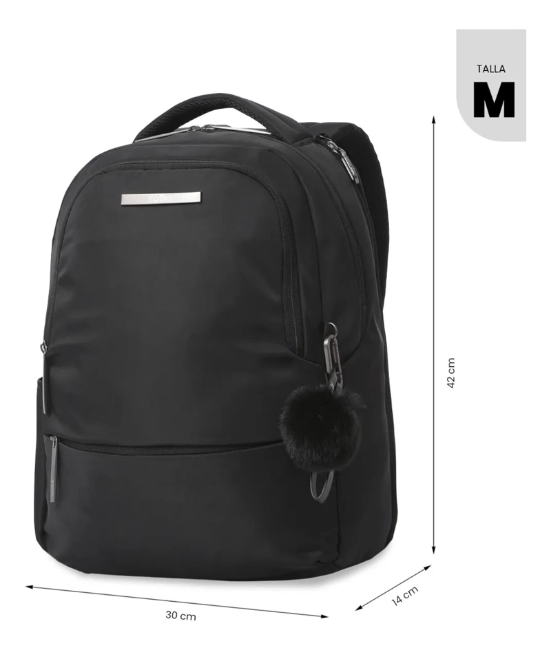 MOCHILA PARA OFICINA PC 14  ADELAIDE 2 2.0 MEDIANO NEGRO - 3