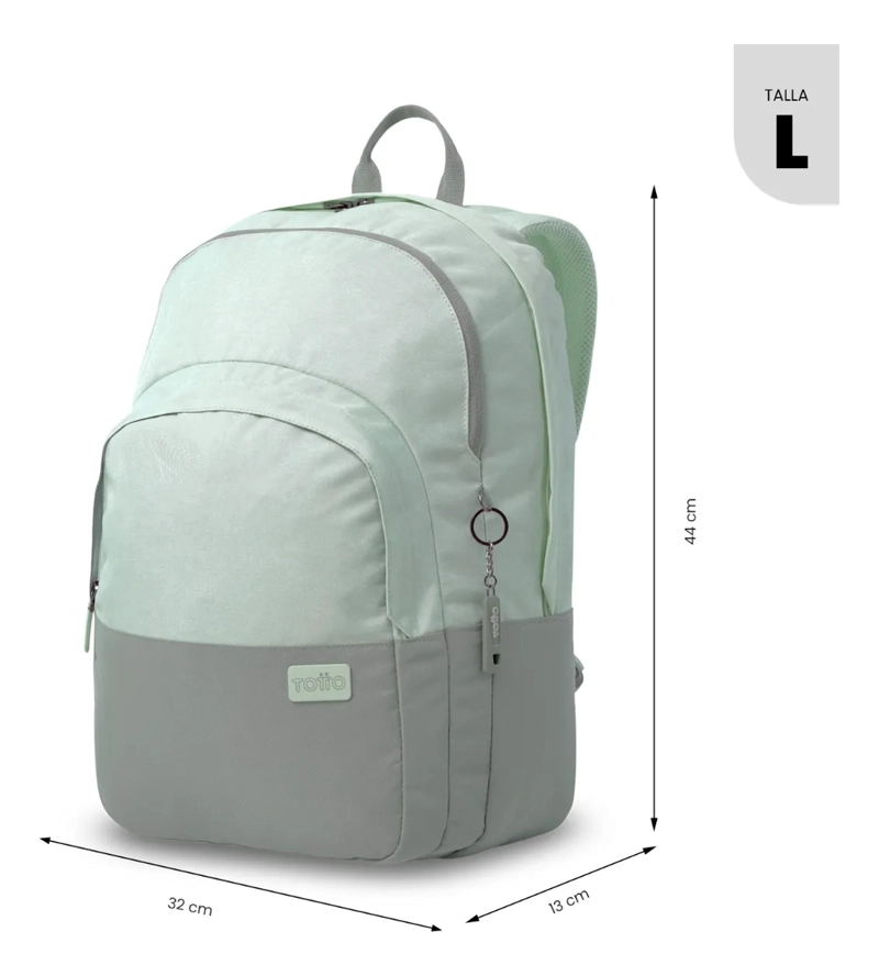 MOCHILA UNIVERSITARIO  TOLUCA 2.0 PORTA PC 16  VERDE - 3