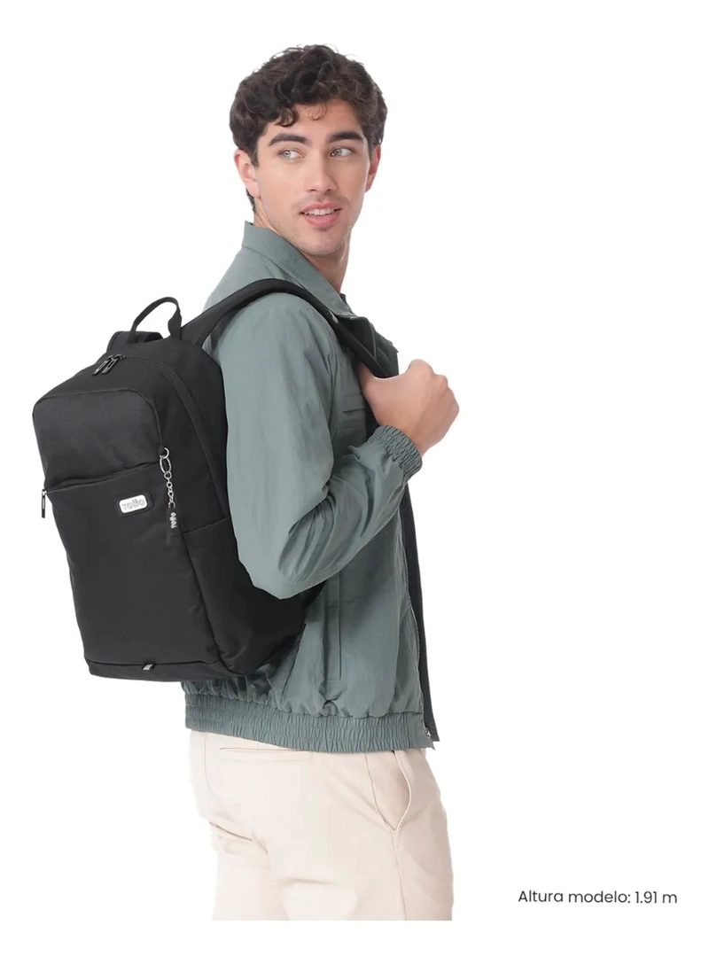 MOCHILA UNIVERSITARIO  FLINT NEGRO - 2