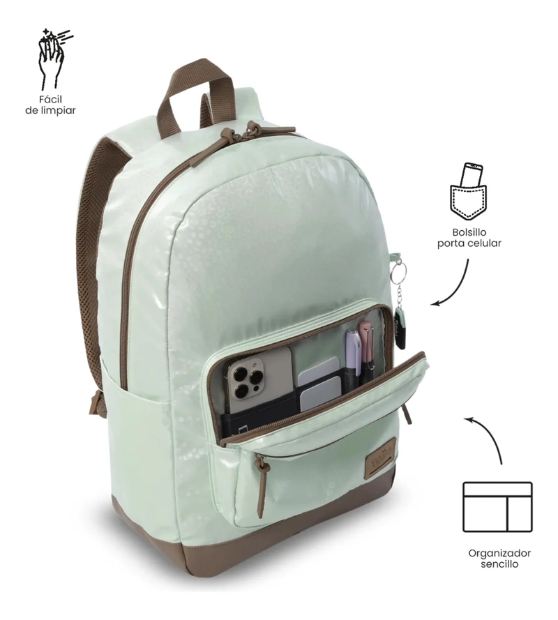 MOCHILA UNIVERSITARIO  TOCAX PORTA PC 14  AZUL - 6