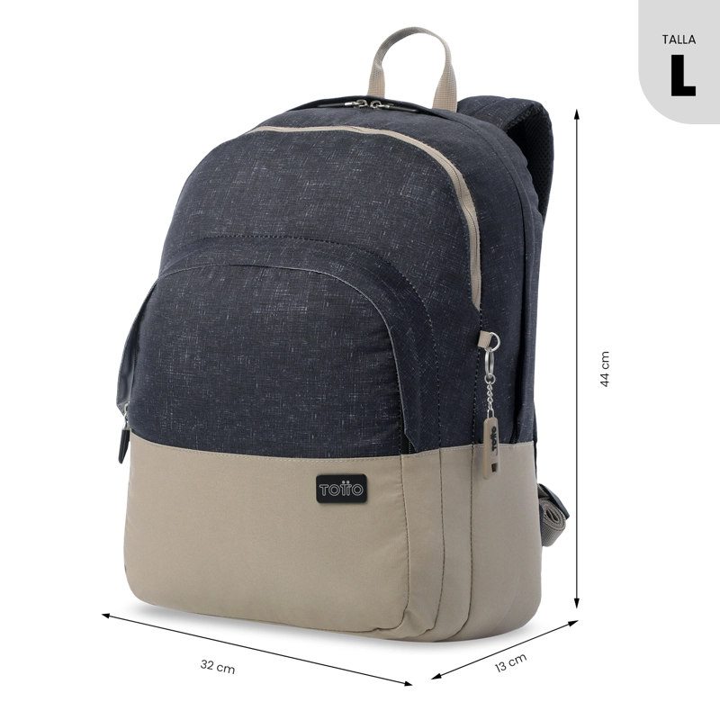 MOCHILA UNIVERSITARIO  TOLUCA 2.0 PORTA PC 16' NEGRO - 2