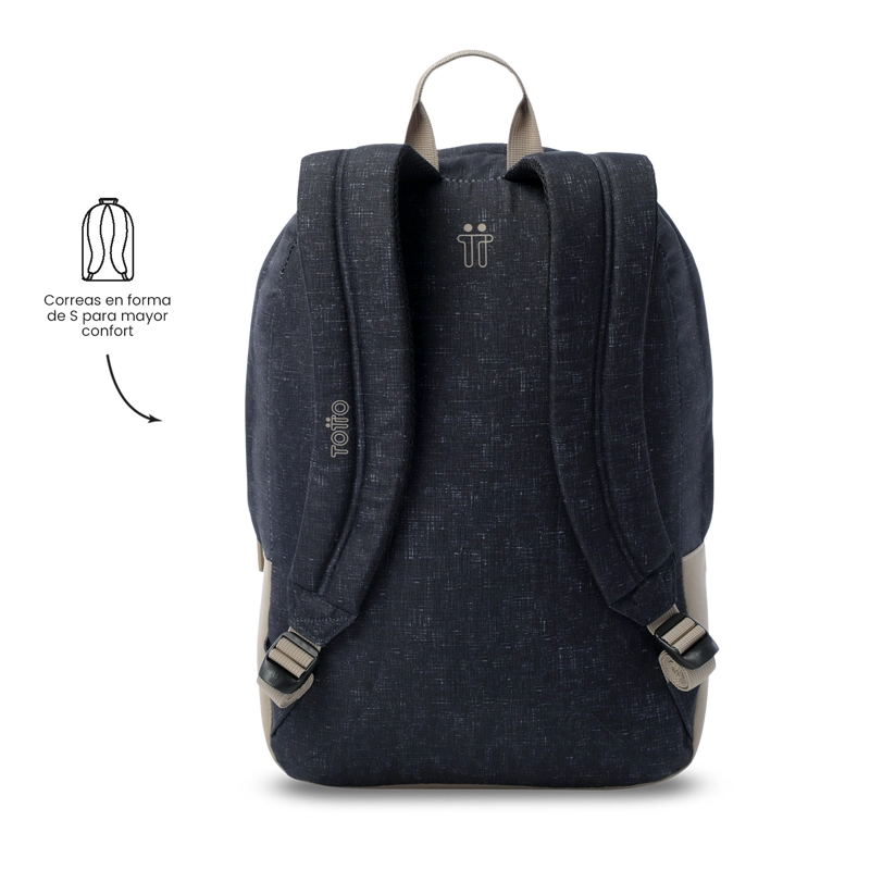 MOCHILA UNIVERSITARIO  TOLUCA 2.0 PORTA PC 16' NEGRO - 3
