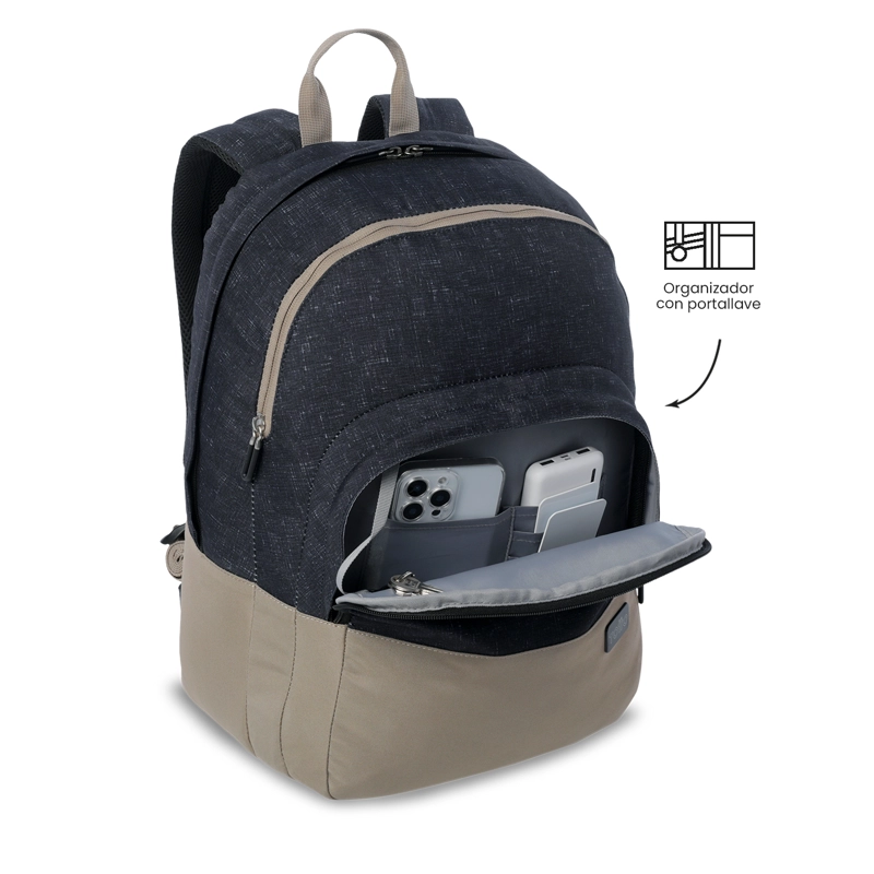 MOCHILA UNIVERSITARIO  TOLUCA 2.0 PORTA PC 16' NEGRO - 5