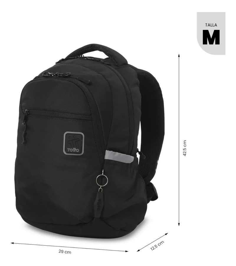 MOCHILA UNIVERSITARIO MISISIPI 2.0 PORTA PC 14  NEGRO - 3