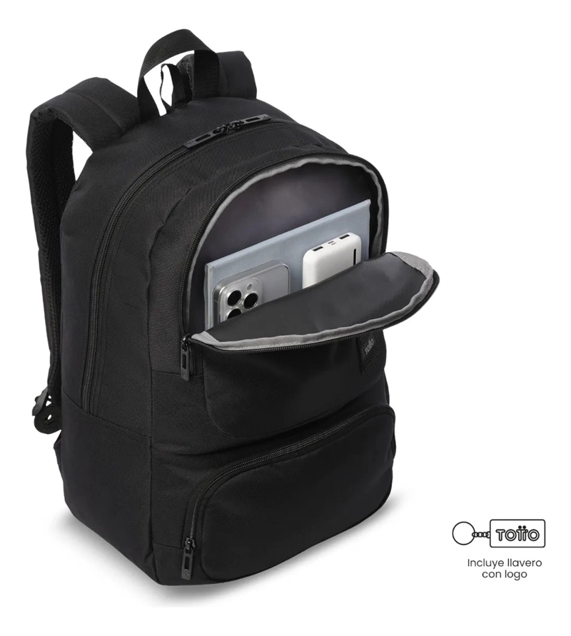 MOCHILA UNIVERSITARIO  RALY NEGRO - 6