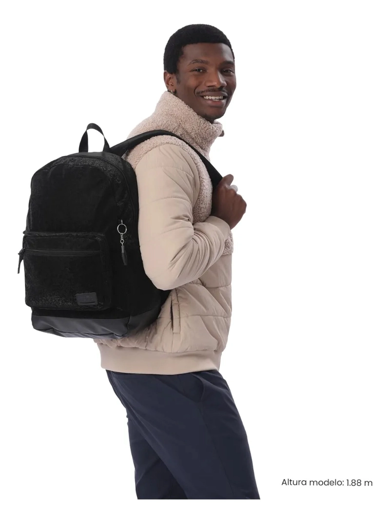 MOCHILA UNIVERSITARIO  TOCAX PORTA PC 14  NEGRO - 2