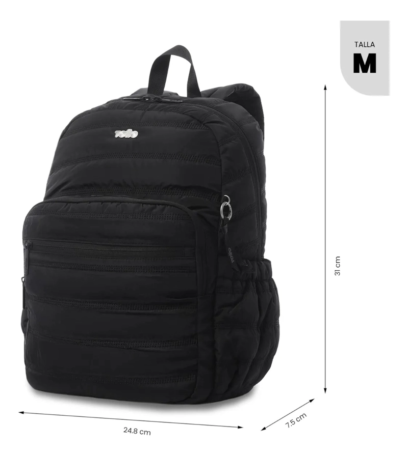 MOCHILA UNIVERSITARIO  MOXI PORTA PC 15  NEGRO - 3