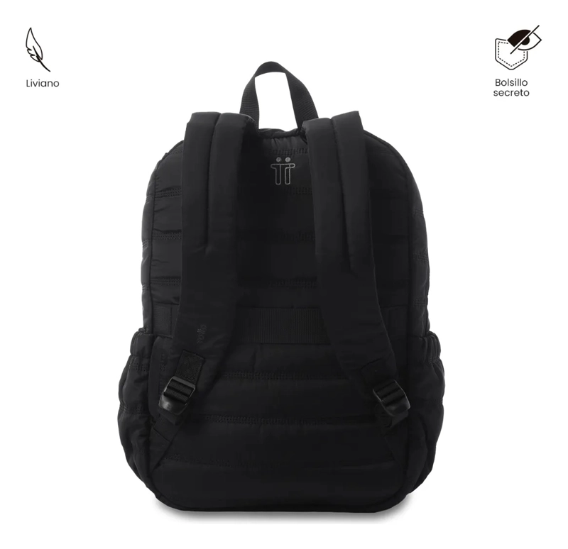 MOCHILA UNIVERSITARIO  MOXI PORTA PC 15  NEGRO - 4