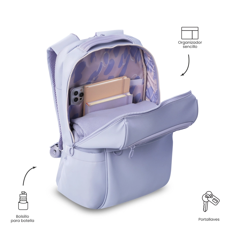 MOCHILA EJECUTIVO PORTA PC 16' LAILA MORADO MUJER - 5