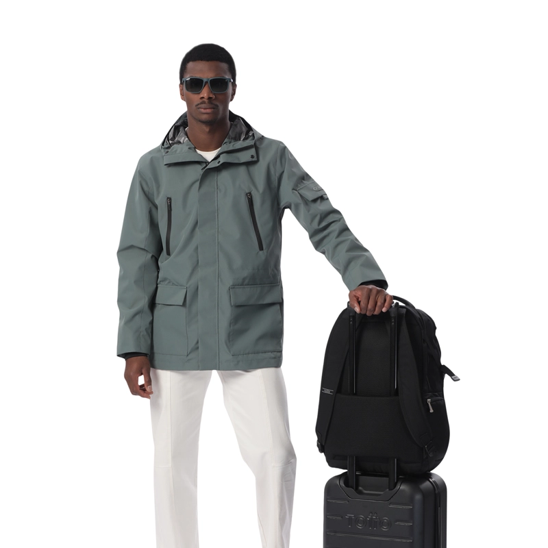 MOCHILA EJECUTIVO PORTA PC 17  NOVIXAN NEGRO HOMBRE - 7