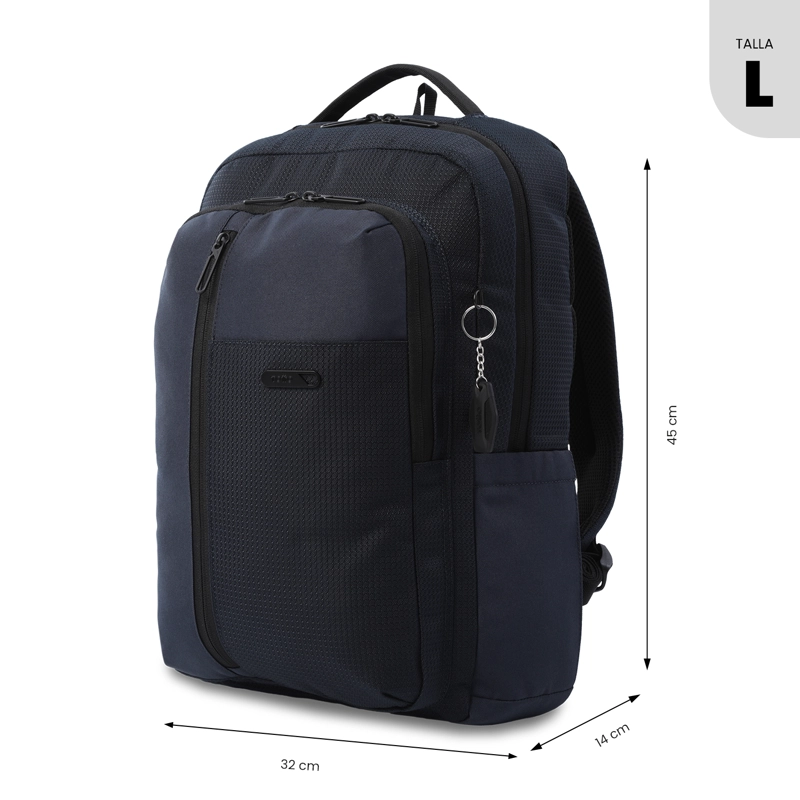 MOCHILA EJECUTIVO PORTA PC 15' DRIFT AZUL HOMBRE - 2