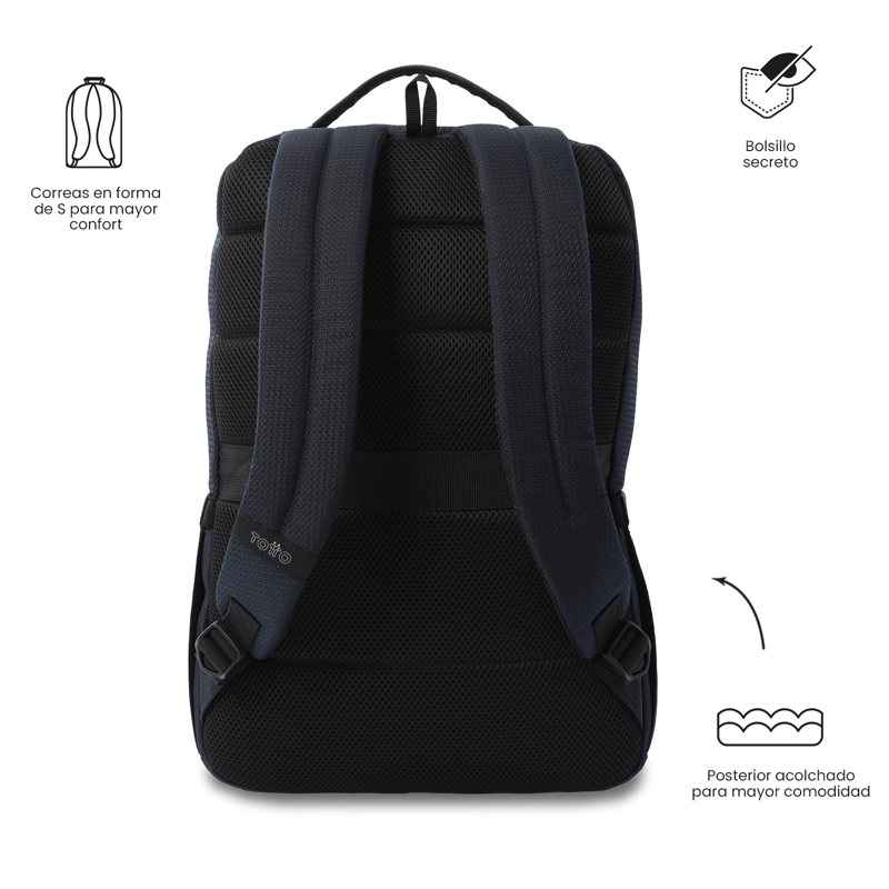 MOCHILA EJECUTIVO PORTA PC 15' DRIFT AZUL HOMBRE - 3