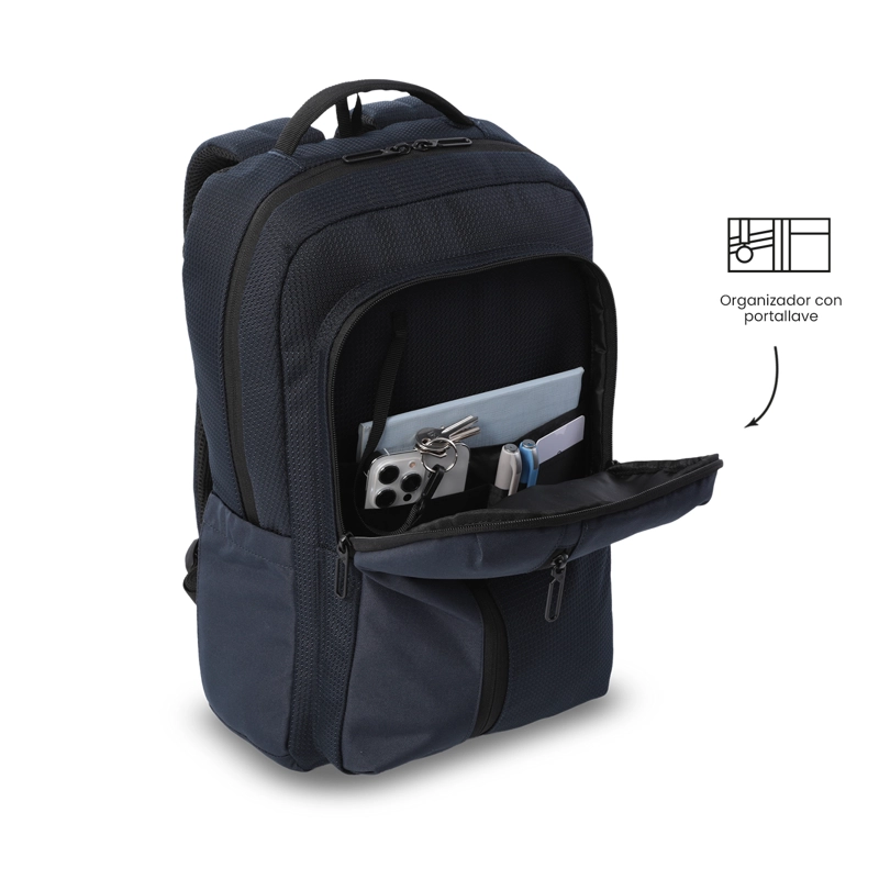 MOCHILA EJECUTIVO PORTA PC 15' DRIFT AZUL HOMBRE - 5