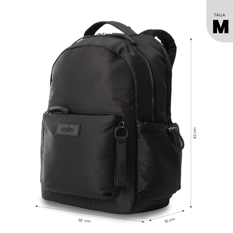MOCHILA UNIVERSITARIO ESTAMBUL PORTA PC 14' NEGRO MUJER - 2