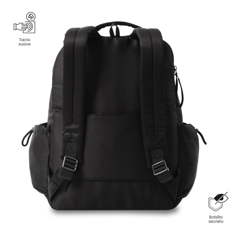 MOCHILA UNIVERSITARIO ESTAMBUL PORTA PC 14' NEGRO MUJER - 3