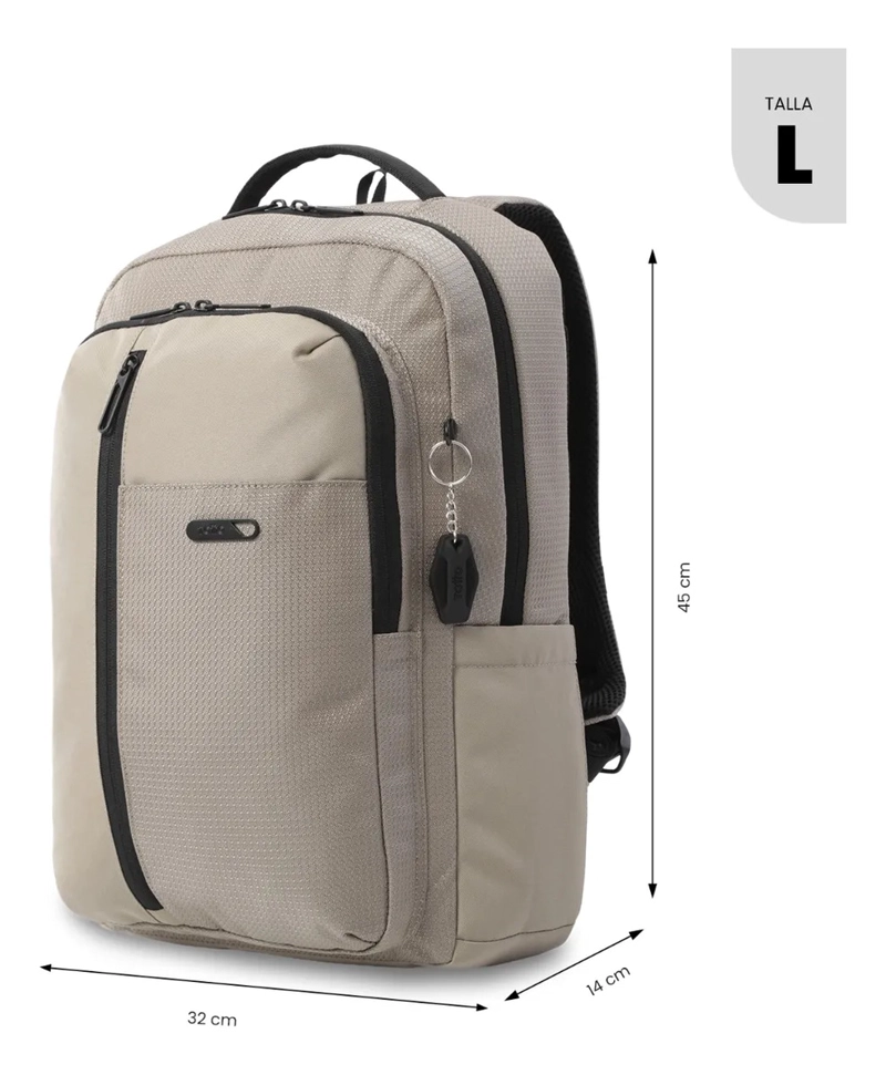 MOCHILA EJECUTIVO PORTA PC 15  DRIFT CAFE  HOMBRE - 3
