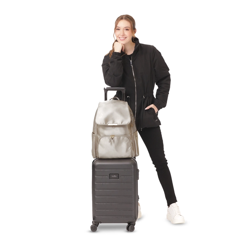 MOCHILA EJECUTIVO PORTA PC 16  BEL 2.0 BEIGE MUJER - 7