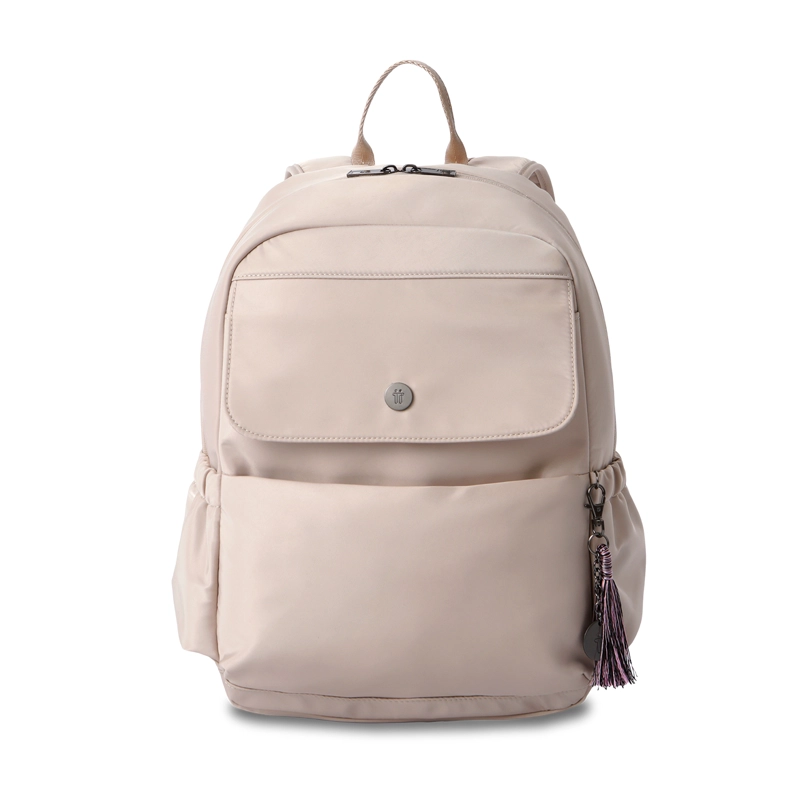 MOCHILA UNIVERSITARIO CORNEANA PORTA PC 14' BEIGE MUJER - 1